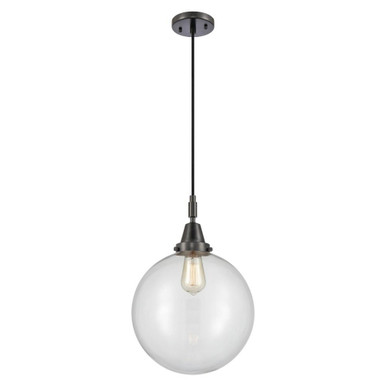 Beacon 1 Light Cord Hung Mini Pendant 16.13 Inch Tall by Innovations - 447-1P-G20-12