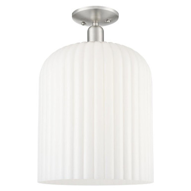 Bridal Veil 1 Light Semi Flush Mount 12 Inch X 19 Inch Tall by Innovations - 716-1C-G559-12