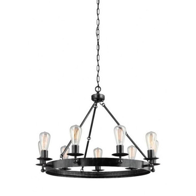 Ravenwood Manor 9 Light Large Chandelier by Generation Lighting - 3110209-846