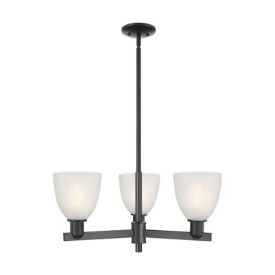 Castile 3 Light Stem Hung Chandelier 11 Inch X 27.75 Inch by Innovations - 716-3CR-G38