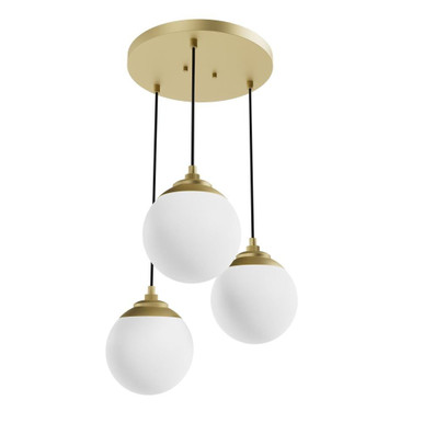 Hepburn 3 Light Medium Pendant by Hunter Fans - 19515