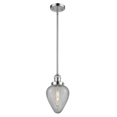 Geneseo 1 Light Small Stem Hung Pendant 8.5 Inch Tall by Innovations - 201S-G165