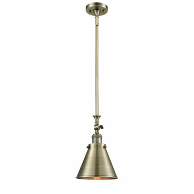 Appalachian 1 Light Small Pendant 13 Inch Tall by Innovations - 206-M13