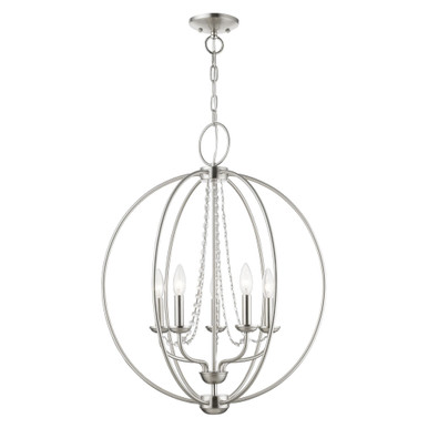 Arabella 5 Light Medium Chandelier by Livex - 40915