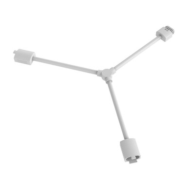 Snap On Strip Light Y Connector 0.75 Inch Tall and 4 Inch Length by WAC - T24-OD-Y-WT