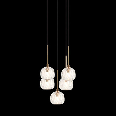 Rosa 5 Light Medium Pendant by Matteo - C61435