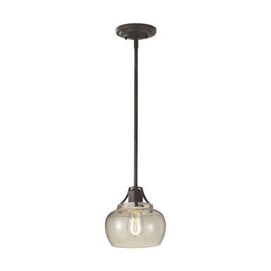 Urban Renewal 1 Light Small Pendant 8 Inch Tall by Generation - P1234RI