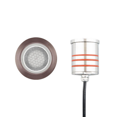 4W 1 LED Round Beveled Top Inground Indicator Light with Honeycomb by WAC - 2022