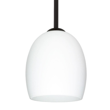 Lucia 1 Light Small Stem Pendant by Besa - 1TT-1697