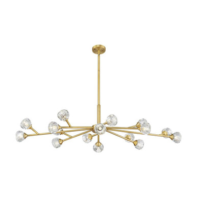 Aurora 16 Light Chandelier 11.5 Inch Tall and 48 Inch Wide by Innovations - 465-16I-G465-CL_P