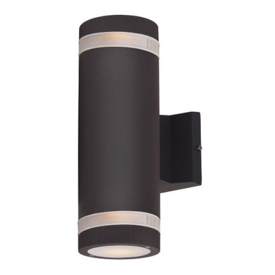 Lightray 2 Light Wall Sconce 12 Inch Tall by Maxim - 6112