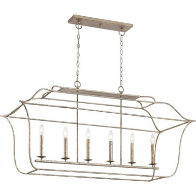 Gallery 6 Light Oversized Linear Pendant by Quoizel - GLY648