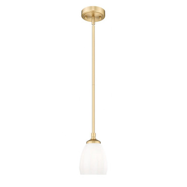 Oren 1 Light Pendant 8 Inch Tall and 5.5 Inch Wide by Z Lite - 7004P5