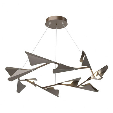 Plume 612W 12 LED Oversized Standard Pendant by Hubbardton Forge - 135008-standard