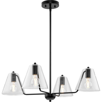 Anya 4 Light Linear Pendant 9.63 Inch Tall and 30 Inch Wide by Progress - A400007
