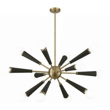 Zodiac 12 Light Large Chandelier by Crystorama - 3812