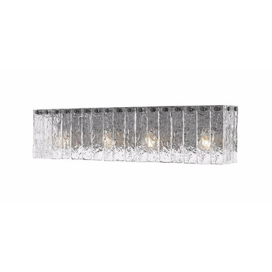 Glacier 4 Light Bath Vanity 7 Inch Tall and 31.25 Inch Wide by Z-Lite - 1943-4V