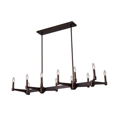 Tono 12 Light Medium Island Pendant by Kalco - 519061VBZ