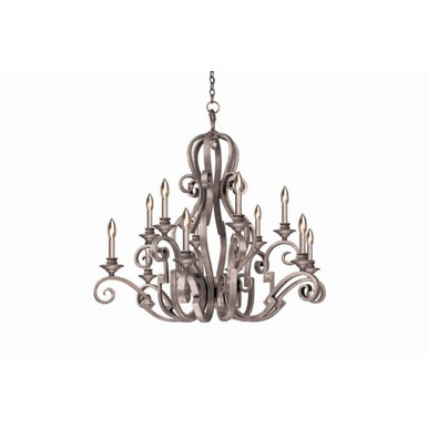 Ibiza 12 Light Oversized Chandelier by Kalco - 4032