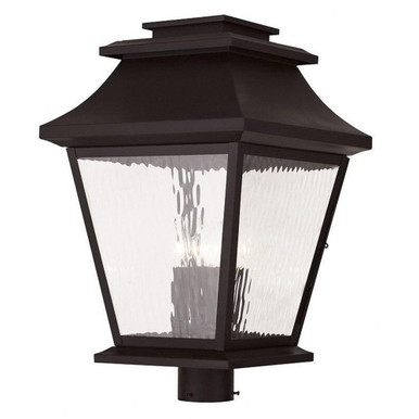 Hathaway 4 Light Candle Style Outdoor Wall Lantern by Livex - 20240