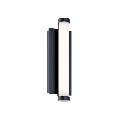 Path 20W 1 LED Outdoor Wall Sconce 18 Inch Tall and 6 Inch Wide by AFX - PTHW0618LAJUDBK