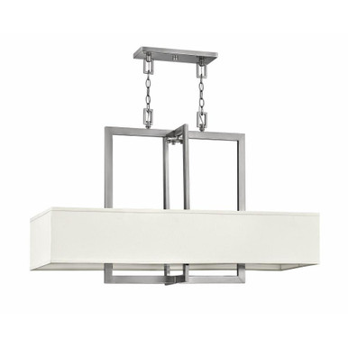 Hampton 4 Light Oversized Linear Chandelier by Hinkley - 3218