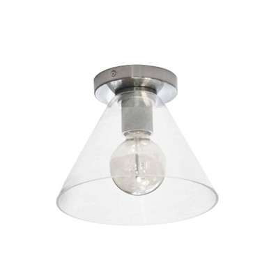 Roswell 1 Light 9 Inch Wide Flush Mount by Dainolite - RSW-91FH
