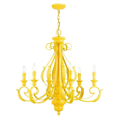 Valencia 6 Light Oversized Chandelier by Livex - 49066