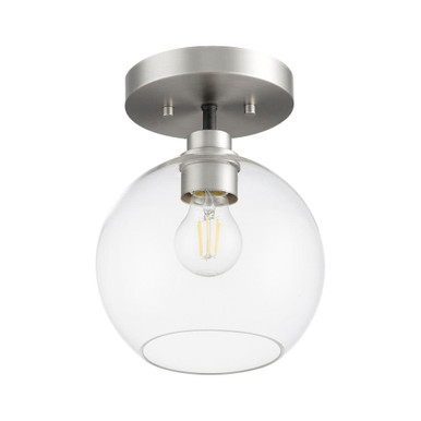 Clarion 1 Light 8 Inch Wide Flush Mount by Quorum - 372-1