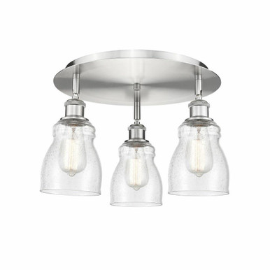 Ellery 3 Light 16.5 Inch Wide Flush Mount by Innovations - 516-3C-G39