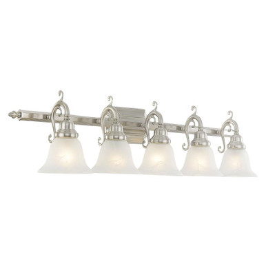 French Regency 5 Light Vanity Light by Livex - 1285