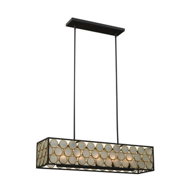 Corsa 5 Light Island Small Pendant by Kalco - 507960BMG