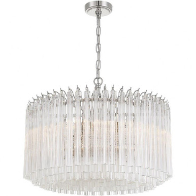 Lofton 7 Light Chandelier 19 Inch Tall and 24 Inch Wide by Crystorama - LOF-5007