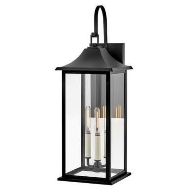 Nolan 3 Light Outdoor Wall Lantern by Lark - 81595BK