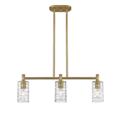 Crown Point 3 Light Oversized Island Pendant 9.88 Inch Tall by Innovations - 434-3I-G434-7