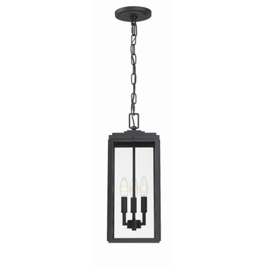 Byron 3 Light Small Outdoor Pendant by Crystorama - BYR-80105-MK
