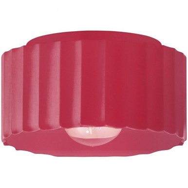 Radiance 1 Light 10 Inch Wide Medium Gear Flush Mount by Justice Design - CER-6185