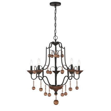 Colonial Charm 5 Light Large Chandelier By Minka Lavery - 2665-723