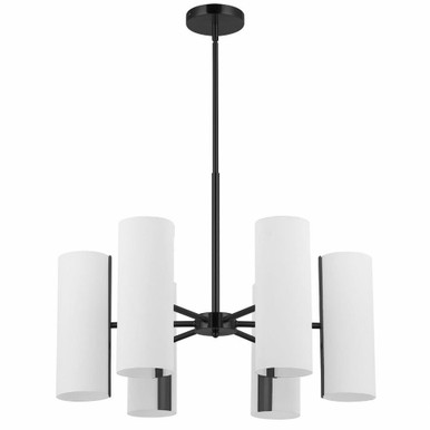 Cleta 6 Light Chandelier 16 Inch Tall and 24 Inch Wide by Dainolite - CEA-246C