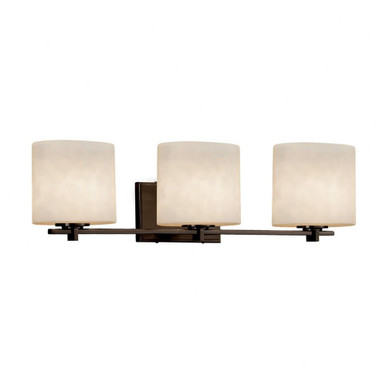 Clouds Era 3 Light Vanity Light 26.75 Inch Wide by Justice Design - CLD-8443-30