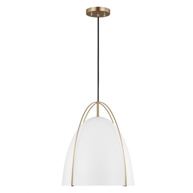 Norman 1 Light Medium Contemporary Pendant by Visual Comfort Studio - 6651801
