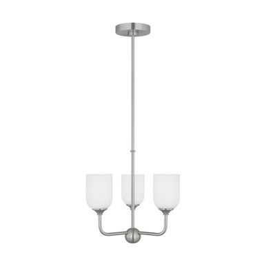 Emile 3 Light Small Chandelier by Generation Lighting - GLC1073