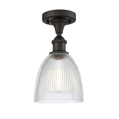 Castile 1 Light Semi Flush Mount 10.25 Inch and 6 Inch Wide by Innovations - 516-1C-G38