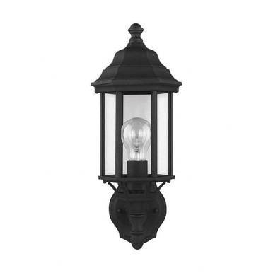 Sevier 1 Light Clear Glass Outdoor Wall Mount 16.25 Inch Tall by Generation - 8538701
