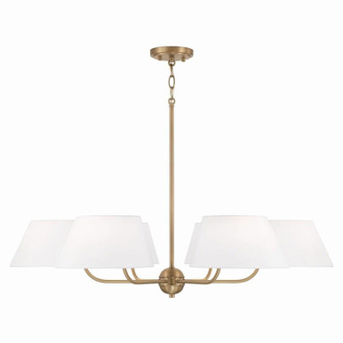 Welsley 6 Light Oversized Chandelier by Capital - 450461AD