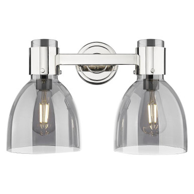 Lawton Bell 2 Light Bath Vanity 15.5 Inch and 10 Inch Tall by Innovations - 464-2W-G464D-7