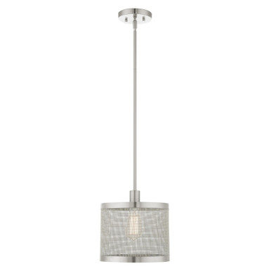 Industro 1 Light Small Pendant by Livex - 46212