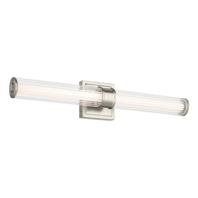 Laurene 52W 1 LED Medium Linear Bath Vanity 26.5 Inch Wide by Kichler - 55196