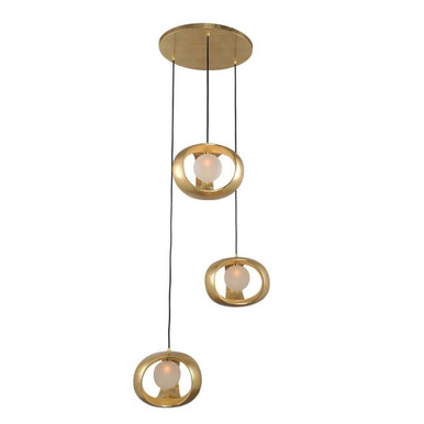 Calistoga 3 Light Large Pendant by Kalco - 302351GL