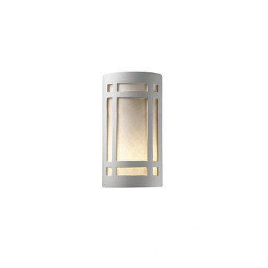 Ambiance 2 Light Large ADA Craftsman Window Wall Sconce by Justice Design - CER-5495